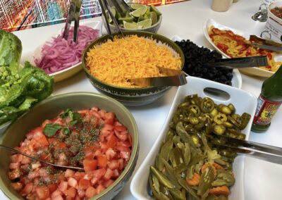 Taco Bar Section